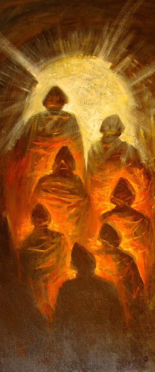 the Light shines in darkness by Serhiy Roy