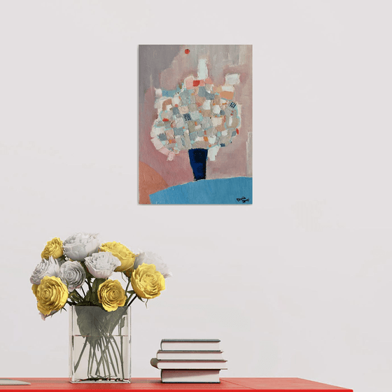 Still life with flower vase#3