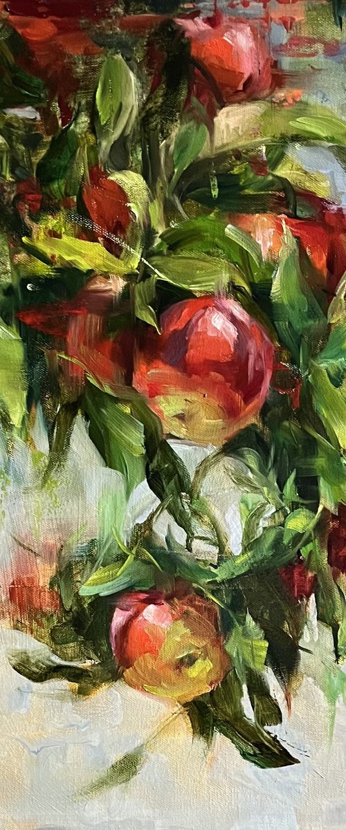 RED CRISPY APPLES by Elena Mashajeva-Agraphiotis