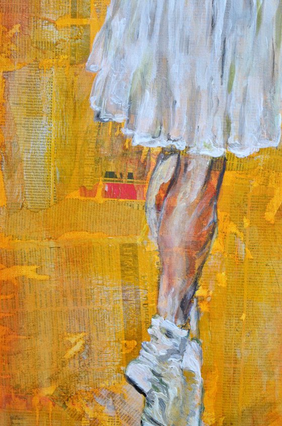 Ballerina -Long Deep Edge Canvas Ready To Hang