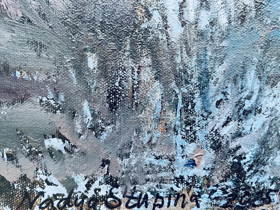 Colourful houses in the foot of the mountains