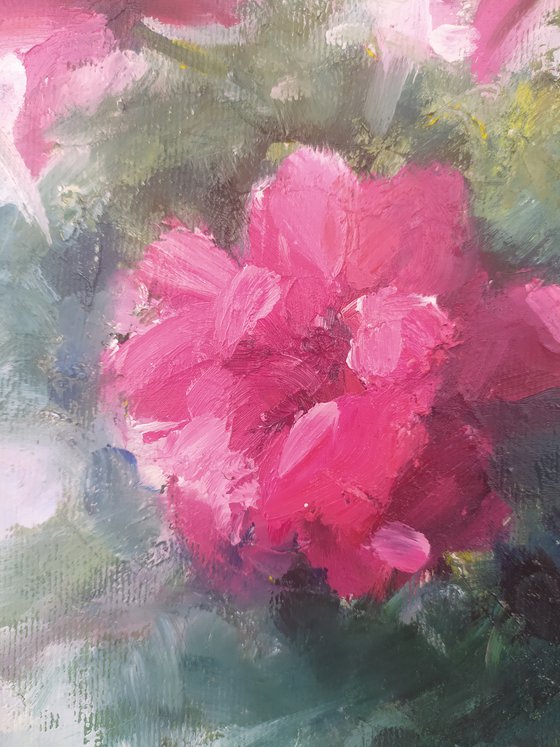 Peonies in a vase