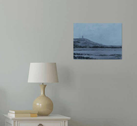 Scrabo from Strangford Lough.