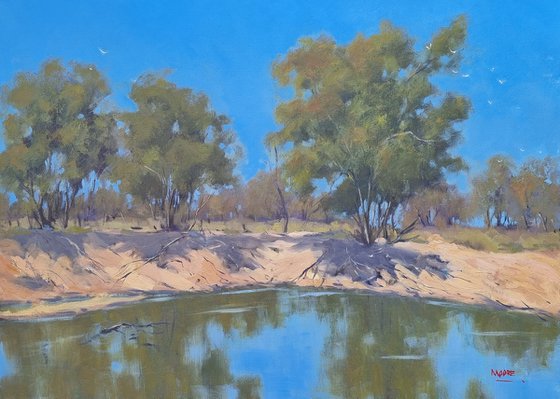 SOLD Outback Waterhole