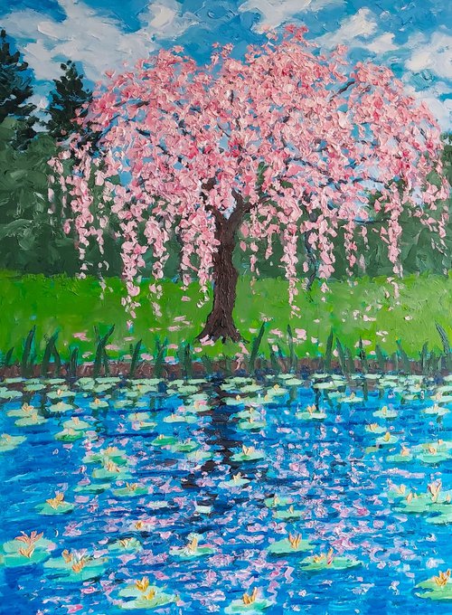 blossom 39 with waterlilies by Colin Ross Jack