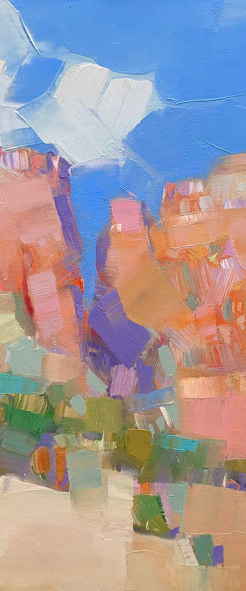 Sedona Cliffs, Original oil painting, Handmade artwork, One of a kind by Vahe Yeremyan