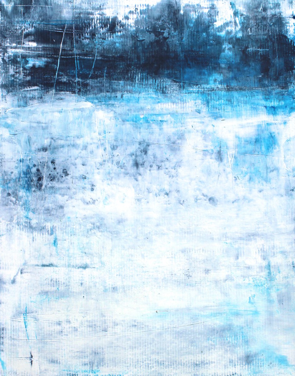 Blue landscape 1 by Laura Spring