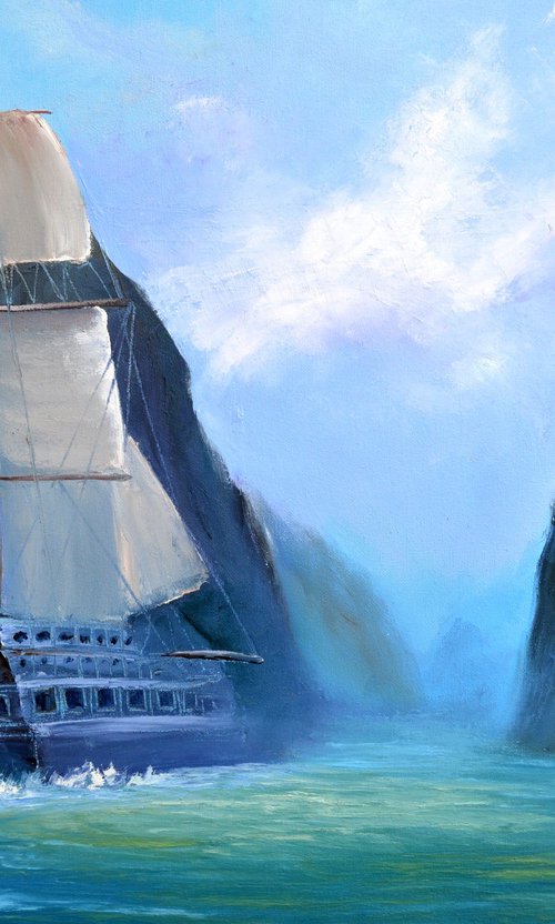 The Passage of Light: Genesis Marine Study by Elena Lukina