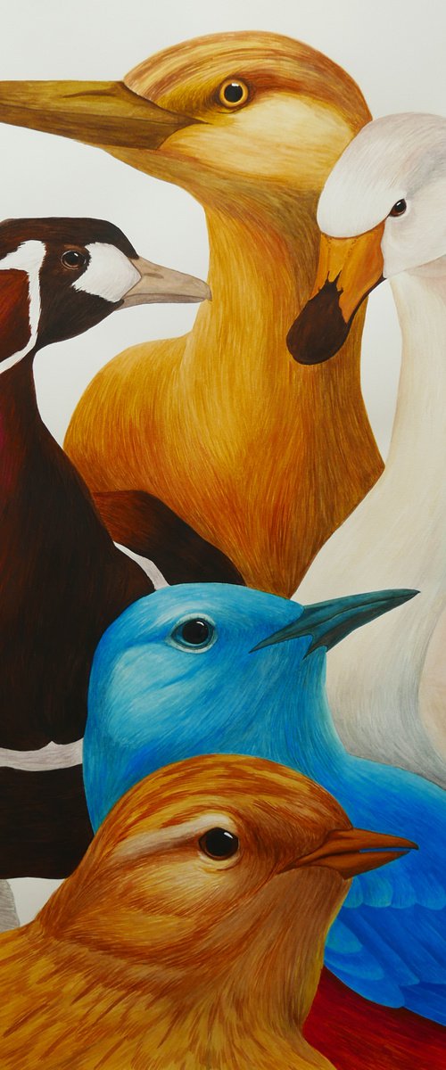 Another 5 birds by Karina Danylchuk