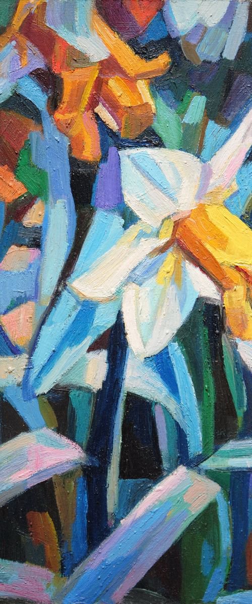 Narcissus / 34 x 24 x 0.3 cm by Maja Đokić Mihajlović