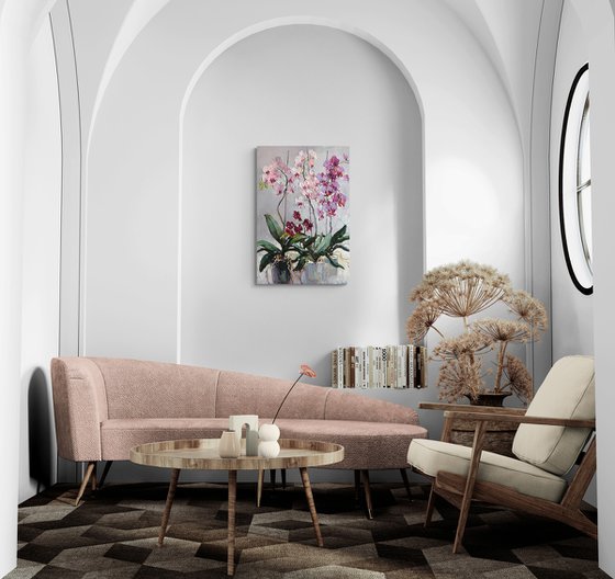 Blooming Orchids