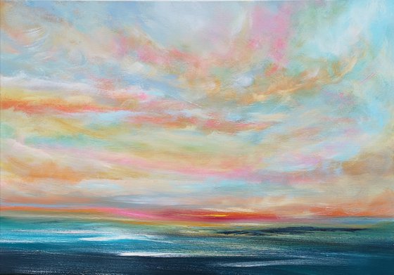 "Unity" - Cornish Seascape, Art, Skyscape