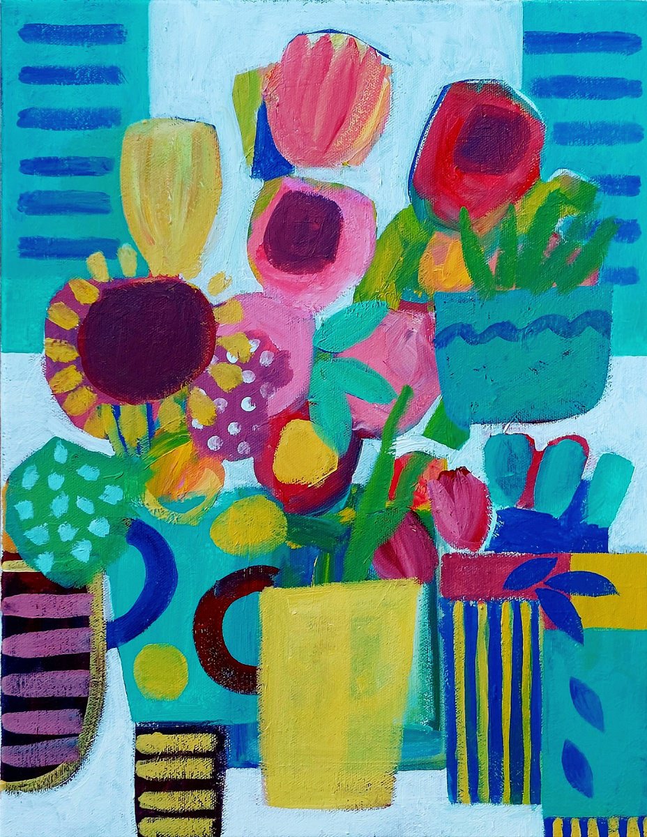 Flower Shop Vi By Jan Rippingham, 14 X 18, Artwork For Sale On Artfinder
