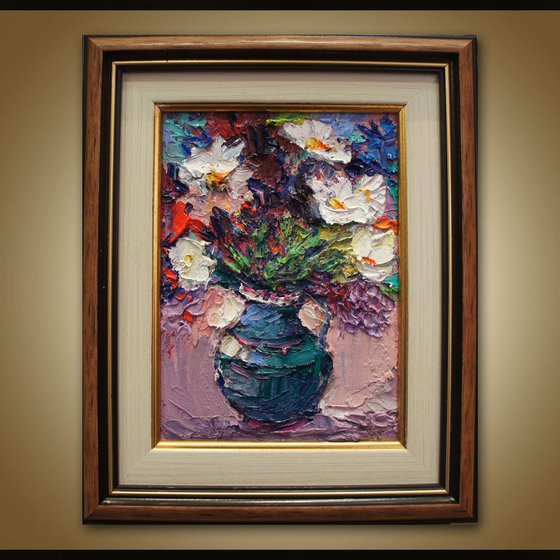 Flowers, oil painting