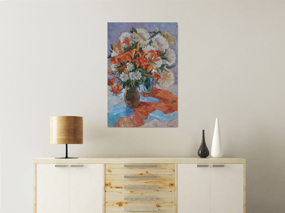 Peonies- Original  oil painting