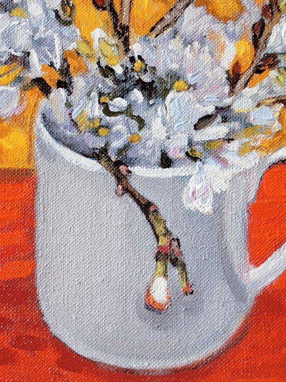 Flowering Cherry in a Cup