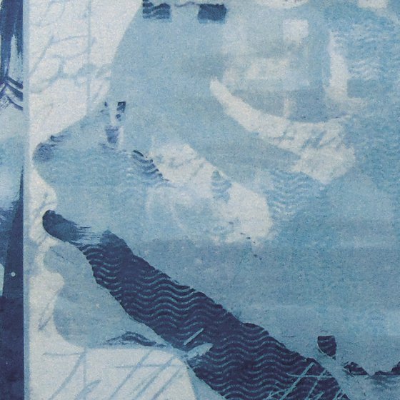 Gum bichromate_06_32X44 cm_Lovely blue