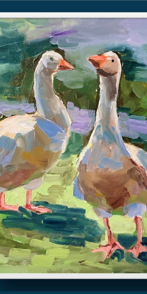 Geese. by Vita Schagen