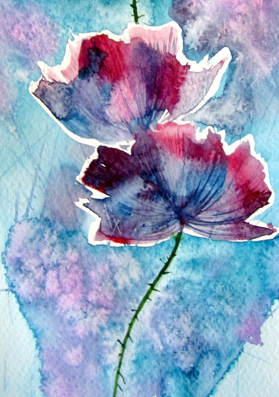 Purple flowers