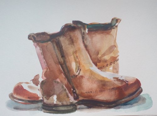 Vintage boots by Oxana Raduga