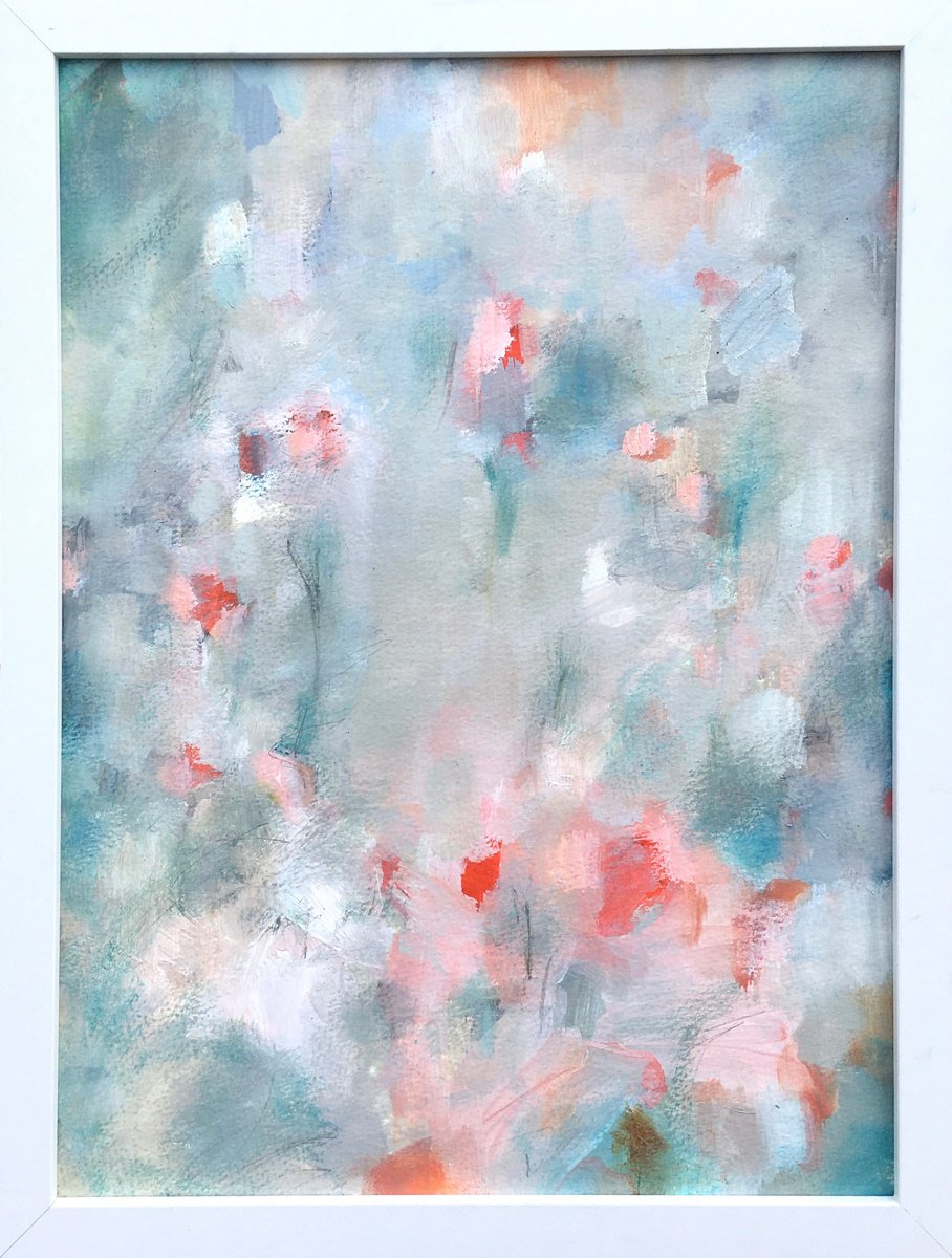 Impressionistic Botanical Oil Painting By Guy Pickford, 13 X 17, In Of Itself, Original Artwork