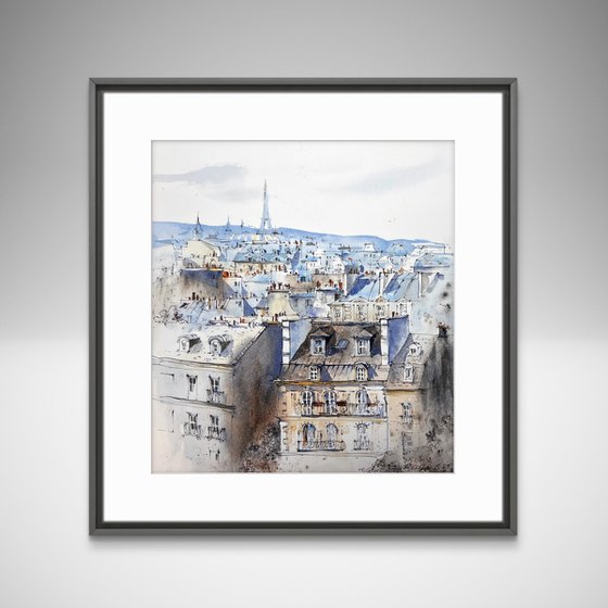 Blue hour of Paris
