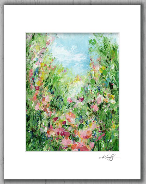 Lost In The Meadow 50 - Floral Abstract Painting by Kathy Morton Stanion