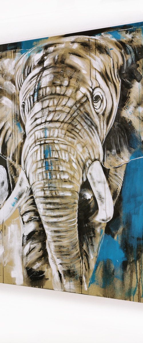 ELEPHANT #20 - Series 'One of the big five' by Stefanie Rogge