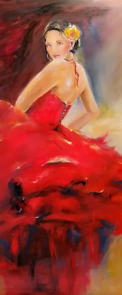 Flamenco Dancer 62 by Susana Zarate