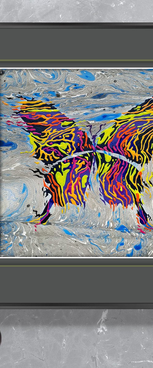 Butterfly «Good Vibes» by Mariia Raskin