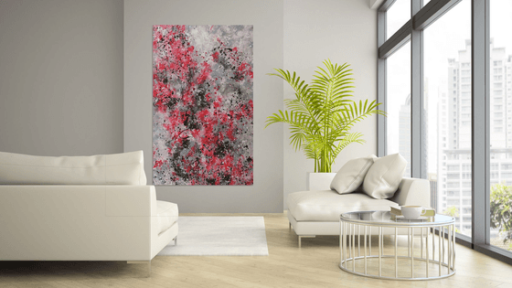 Abstract on canvas by M.Y.