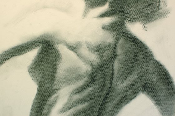 Charcoal Nude Study.