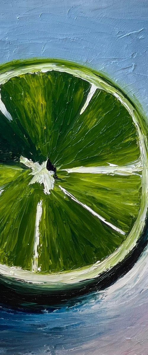 Lime Sun by Anastasiia Novitskaya