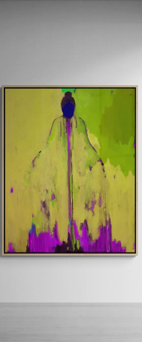 Post-Alienation in Yellow by Gela MIKAVA