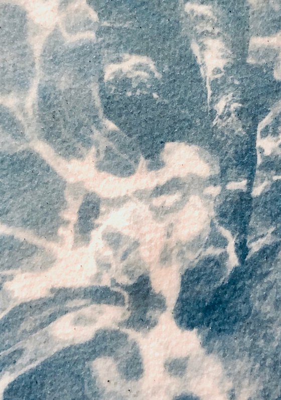 Hold Your Breath ⁠⁠- Cyanotype