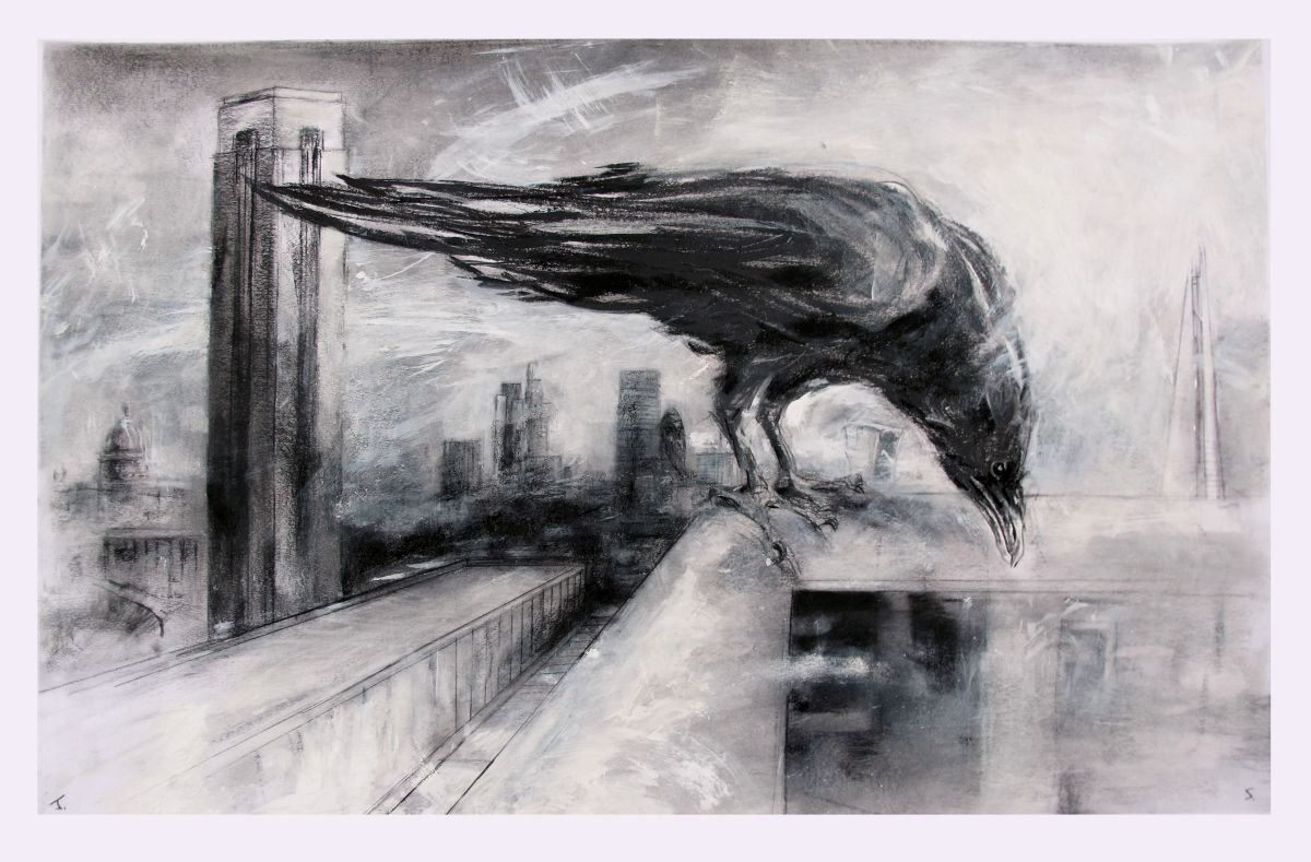 Crow, Tate Modern, The City by John Sharp