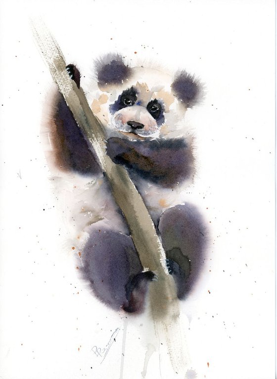 Panda on the tree