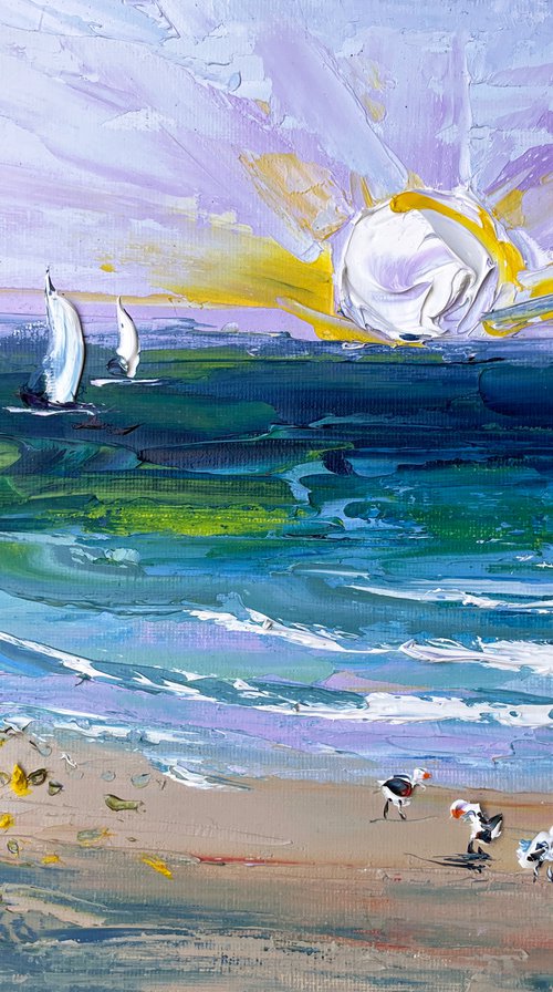 Santa Cruz Sun by Lisa Elley