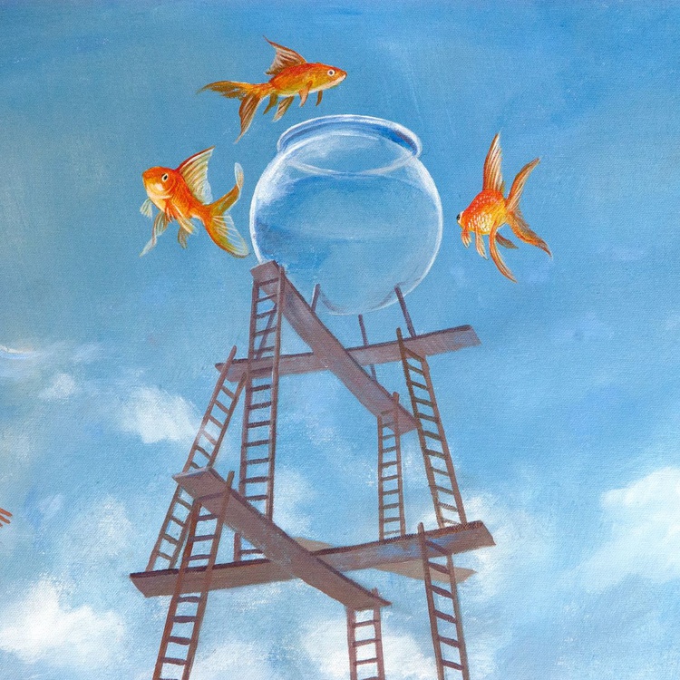 Question Acrylic painting by Daniel Loveday Artfinder