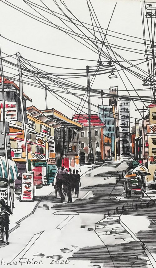 Manila street. by Galina Poloz