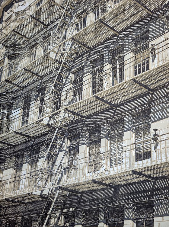 Fell Street Fire Escapes