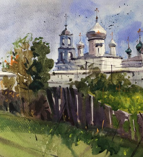 The Monastery in Pereslavl by Andrii Kovalyk