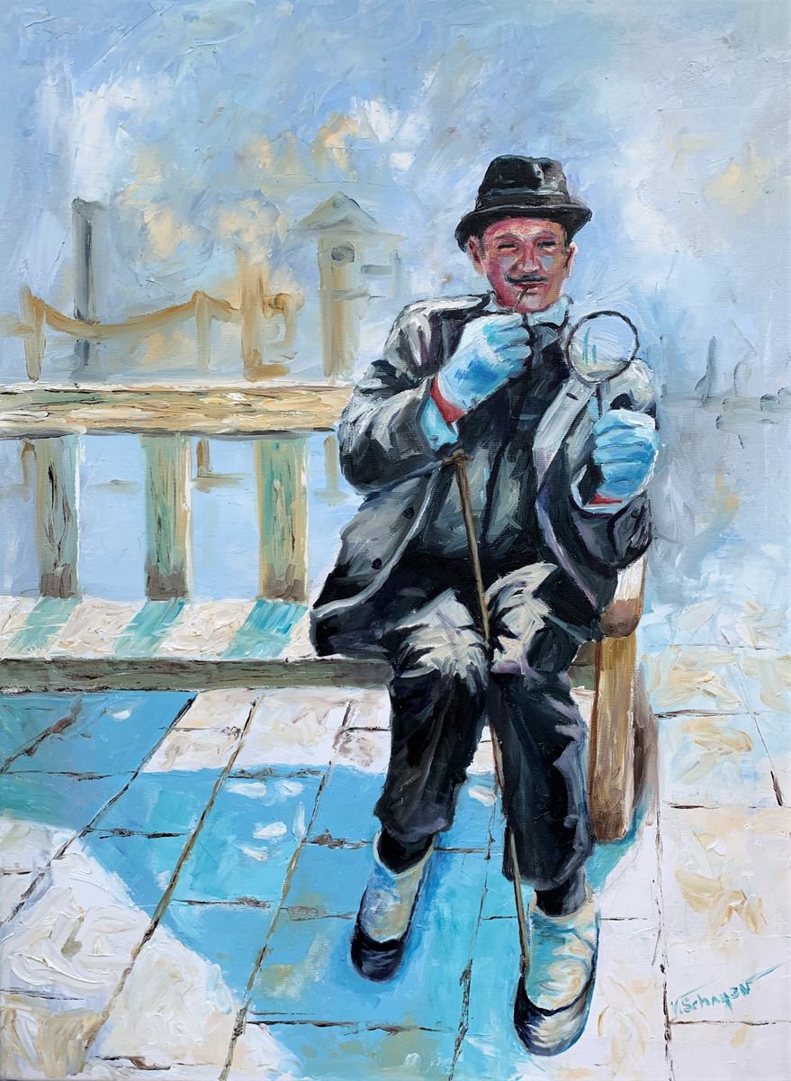 Detective By Vita Schagen, 24 X 31, Artwork For Sale On Artfinder