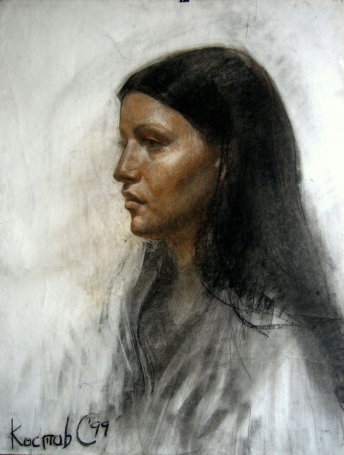 The portrait of Ann by Sergey Kostov