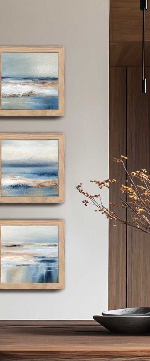 Three Seas, framed by Alena Post