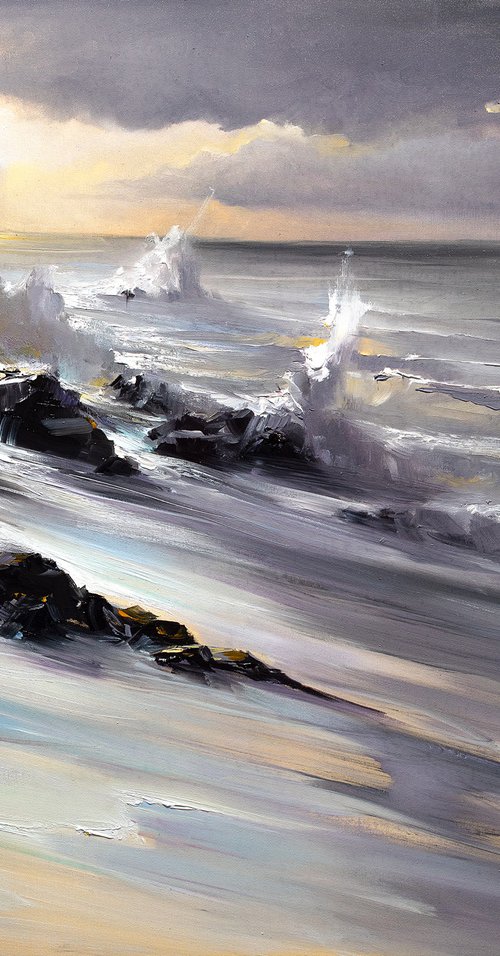 Coastal surf by Bozhena Fuchs