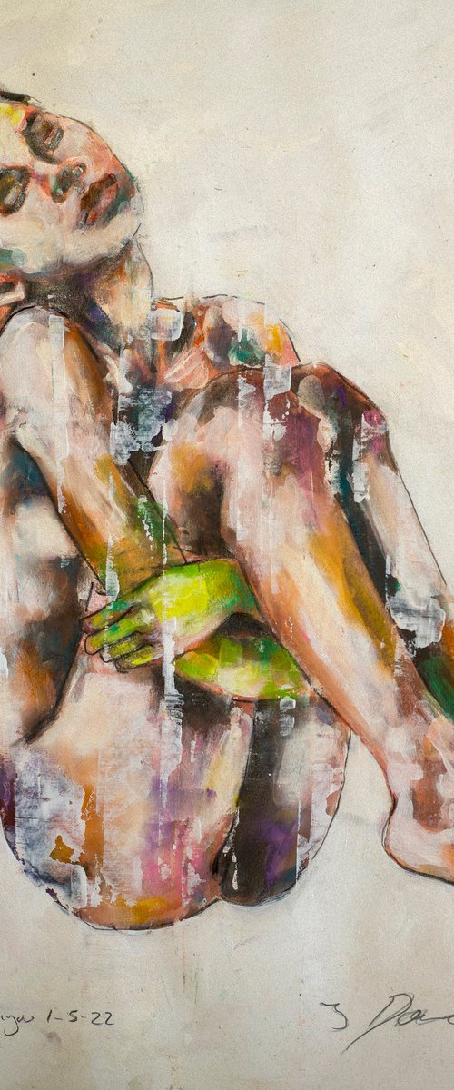 seated figure 1-5-22 by Thomas Donaldson