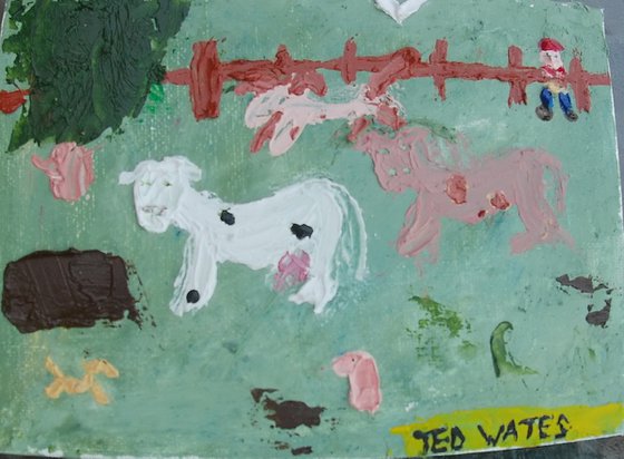 Cows in the field
