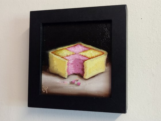 Little Battenberg  Cake still life