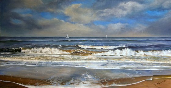 North Sea 2011/2018 (Original Oil Painting)